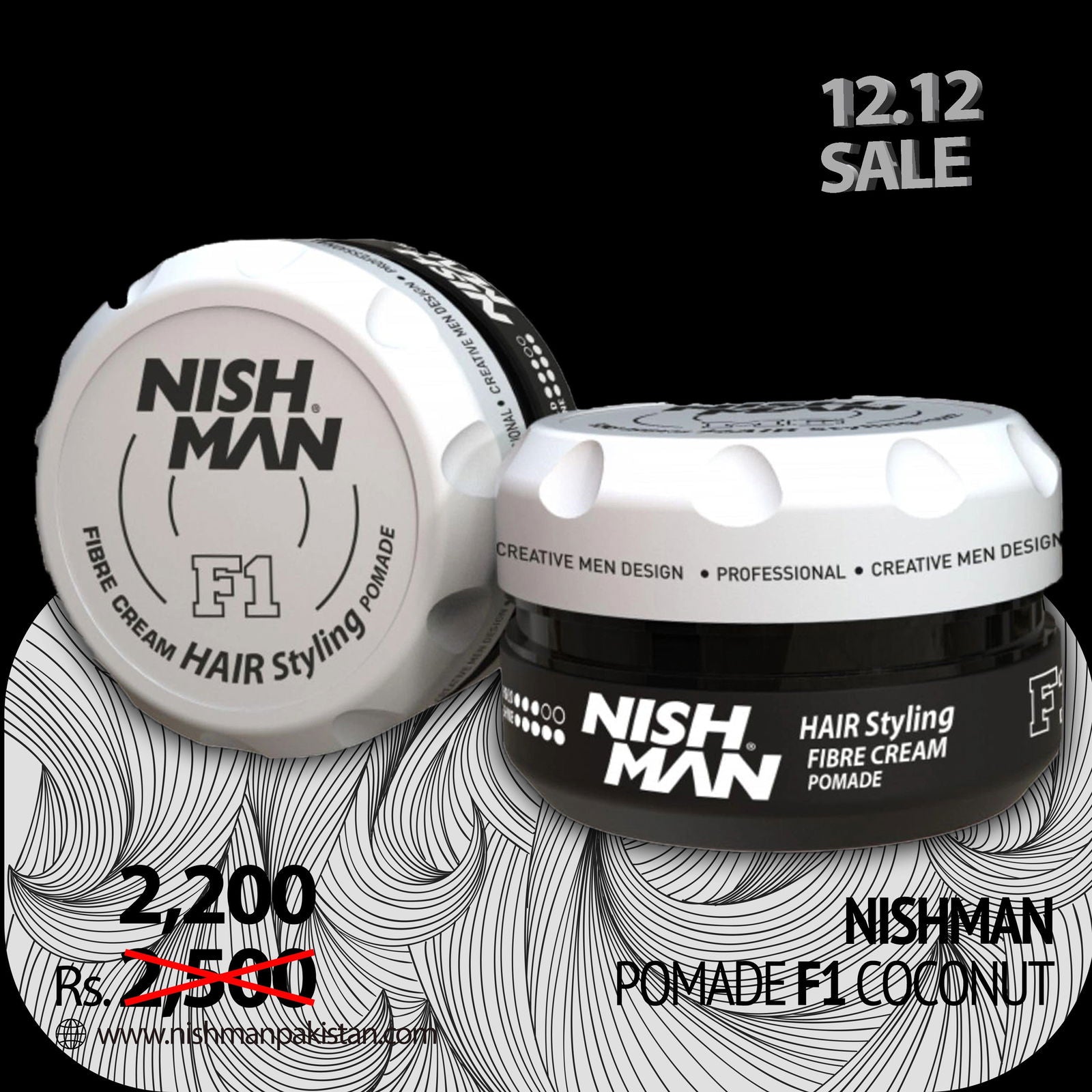 Nishman Fibre Cream Pomade F1 100ml