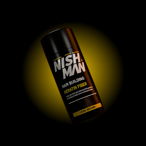 Nishman Hair Building Keratin Fiber Dark Brown - Nishman Pakistan